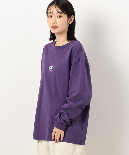 PHEENY プリントクルーネックカットソー