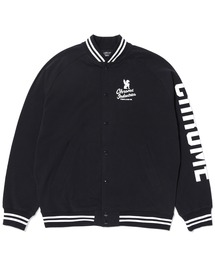 CHROME（クローム）の「CHROME/クローム スタジアムジャケット オーバーサイズ ルーズシルエット ストレッチ JP255BK（スタジャン）」