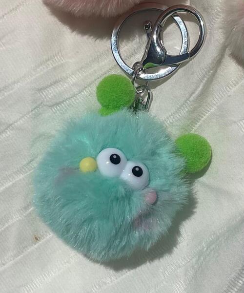 青いモンスター キーホルダー 5個セット モンソニ！シンボルキーホルダー ヤバい女子高生たち、｜モンスター