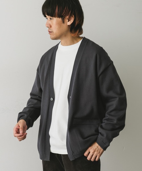 URBAN RESEARCH DOORS(アーバンリサーチドアーズ)の「『UR TECH 200日ニット』1ツ釦カーディガン(カーディガン/ボレロ・メンズ・ブラック/グリーン/ネイビー・MEDIUM/LARGE)」の19枚目の写真