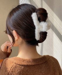 kirakiraShop（キラキラショップ）の「エコファー バンス クリップ（バレッタ/ヘアクリップ）」
