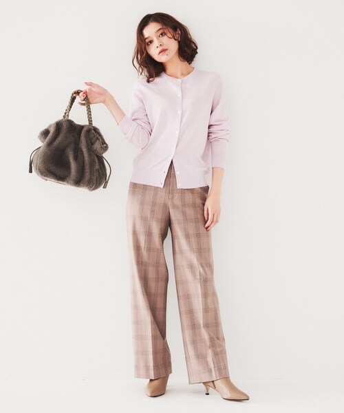 UNTITLED(アンタイトル)の「◆【2WAY/クリスマスギフト】ドロストフェイクファーバッグ(ショルダーバッグ・レディース・ダークグレー/ベージュ/ライトグレー/ダークブラウン・99)」の20枚目の写真