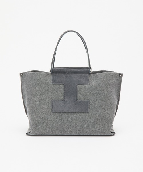 IACUCCI（イアクッチ）の「ソルベット M SUEDE/CERVO（トートバッグ・レディース・チャコールグレー/サンドベージュ・FREE）」の9枚目の写真