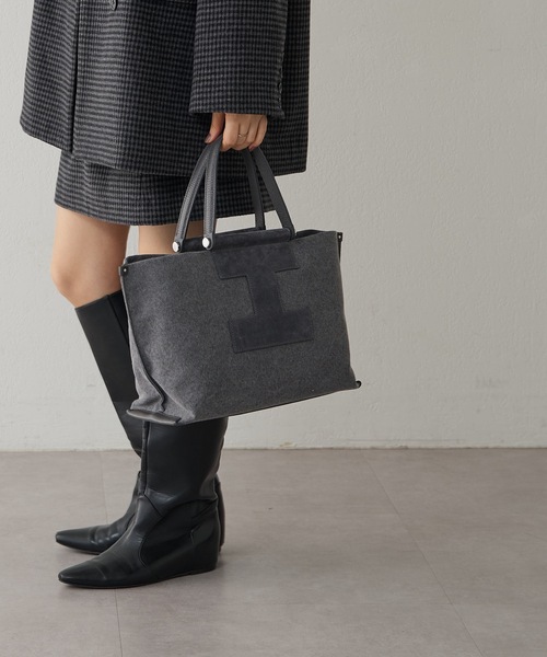 【セール】ソルベット M SUEDE/CERVO（トートバッグ）｜IACUCCI（イアクッチ）