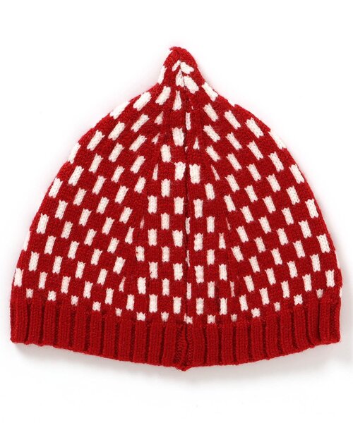 BREEZE（ブリーズ）の「カラフルとんがりベビー帽子（ニットキャップ/ビーニー・キッズ・イエロー/ネイビー/レッド/ライム・48/46）」の15枚目の写真