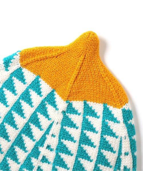 BREEZE（ブリーズ）の「カラフルとんがりベビー帽子（ニットキャップ/ビーニー・キッズ・イエロー/ネイビー/レッド/ライム・48/46）」の17枚目の写真