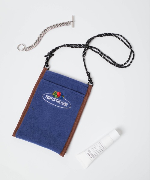 FRUIT OF THE LOOM（フルーツオブザルーム）の「FRUIT OF THE LOOM / FTL FREECE SHOULDER BAG / 80677800（ショルダーバッグ・レディース・グリーン/ピンク/ブラウン/オレンジ/ネイビー/グレー・ONESIZE）」の5枚目の写真