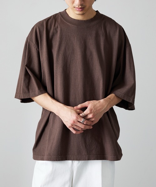 SHAKA WeAR(シャカウェア)の「【SHAKA WEAR】7.5 oz ガーメントダイ ドロップショルダーTシャツ SHGDDS MURS(Tシャツ/カットソー・メンズ・グレー/クリーム/ブラック/アイボリー/ホワイト/ブラウン・L/XL/S/M)」の5枚目の写真