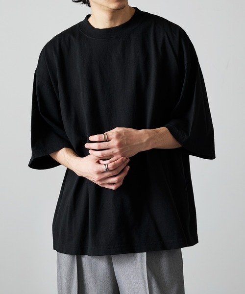 SHAKA WeAR(シャカウェア)の「【SHAKA WEAR】7.5 oz ガーメントダイ ドロップショルダーTシャツ SHGDDS MURS(Tシャツ/カットソー・メンズ・グレー/クリーム/ブラック/アイボリー/ホワイト/ブラウン・L/XL/S/M)」の3枚目の写真