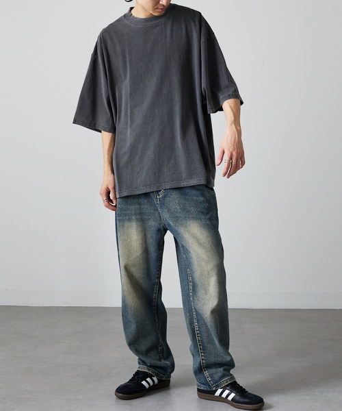 SHAKA WeAR(シャカウェア)の「【SHAKA WEAR】7.5 oz ガーメントダイ ドロップショルダーTシャツ SHGDDS MURS(Tシャツ/カットソー・メンズ・グレー/クリーム/ブラック/アイボリー/ホワイト/ブラウン・L/XL/S/M)」の7枚目の写真