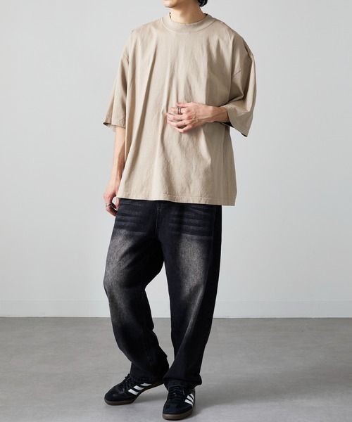 SHAKA WeAR(シャカウェア)の「【SHAKA WEAR】7.5 oz ガーメントダイ ドロップショルダーTシャツ SHGDDS MURS(Tシャツ/カットソー・メンズ・グレー/クリーム/ブラック/アイボリー/ホワイト/ブラウン・L/XL/S/M)」の16枚目の写真