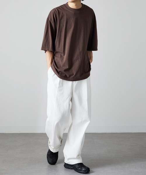 SHAKA WeAR(シャカウェア)の「【SHAKA WEAR】7.5 oz ガーメントダイ ドロップショルダーTシャツ SHGDDS MURS(Tシャツ/カットソー・メンズ・グレー/クリーム/ブラック/アイボリー/ホワイト/ブラウン・L/XL/S/M)」の10枚目の写真