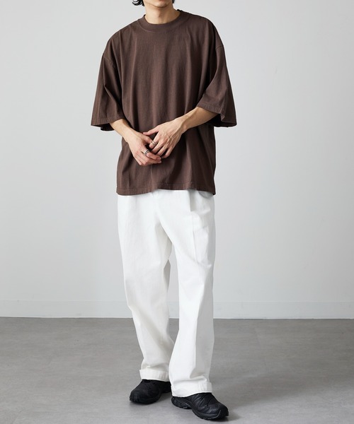 SHAKA WeAR(シャカウェア)の「【SHAKA WEAR】7.5 oz ガーメントダイ ドロップショルダーTシャツ SHGDDS MURS(Tシャツ/カットソー・メンズ・グレー/クリーム/ブラック/アイボリー/ホワイト/ブラウン・L/XL/S/M)」の11枚目の写真