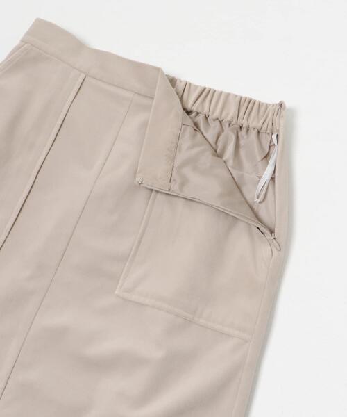 ITEMS URBANRESEARCH（アイテムズ アーバンリサーチ）の「スムースベロアタイトスカート（スカート・レディース・グレー系その他/ブラック/モカ・FREE）」の4枚目の写真