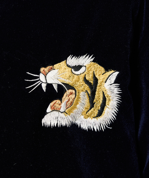TAION(タイオン)の「【TAION/タイオン】JAPAN SPECIAL RIVERSIBLE SOUVENIR JACKET/ ジャパンスペシャル リバーシブル スカジャン ダウンジャケット/JK04JS(ダウンジャケット/コート・メンズ・ブラック/ダークネイビー/ブラック系その他・XL/M/L)」の11枚目の写真