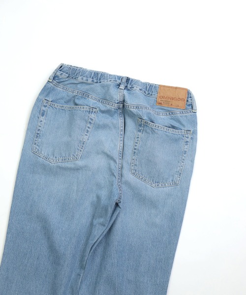 OMNIGOD（オムニゴッド）の「[OMNIGOD womens / オムニゴッド] 10ozデニム 5Pイージーテーパードパンツ（デニムパンツ・レディース・ライトインディゴブルー・1/0）」の19枚目の写真