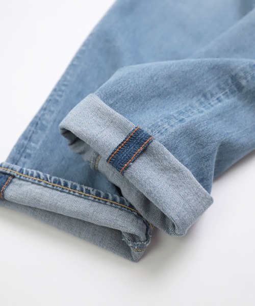 OMNIGOD（オムニゴッド）の「[OMNIGOD womens / オムニゴッド] 10ozデニム 5Pイージーテーパードパンツ（デニムパンツ・レディース・ライトインディゴブルー・1/0）」の20枚目の写真