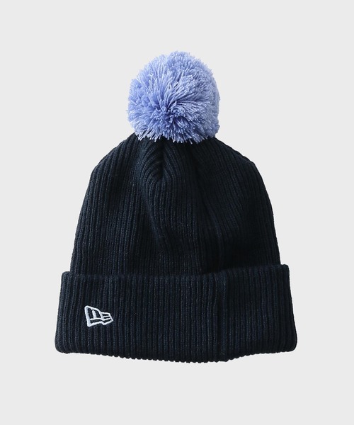 NEW ERA(ニューエラ)の「N/E POM PON KNIT GORO NVY CBLU / 14346899(ニットキャップ/ビーニー・メンズ・ネイビー・FREE)」の1枚目の写真