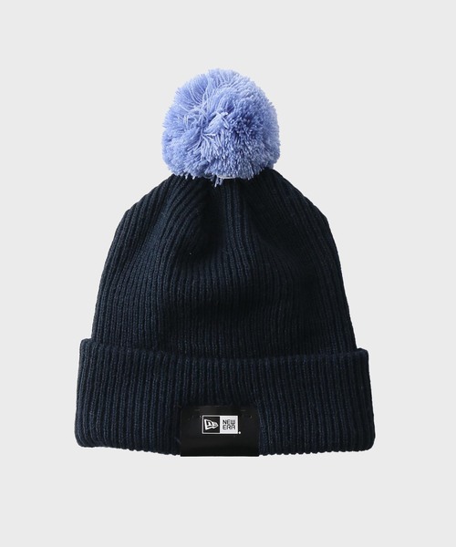 NEW ERA(ニューエラ)の「N/E POM PON KNIT GORO NVY CBLU / 14346899(ニットキャップ/ビーニー・メンズ・ネイビー・FREE)」の2枚目の写真