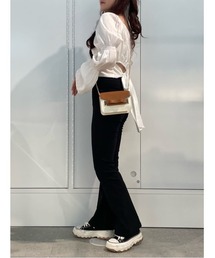 Samantha Thavasa（サマンサタバサ）の「新バイカラーエムシュシュⅡ ショルダーバッグ 小サイズ（ショルダーバッグ）」