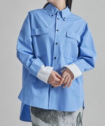 UNITED TOKYO | レイヤーカフスオーバーシャツ-ウォッシャブル-(シャツ/ブラウス)