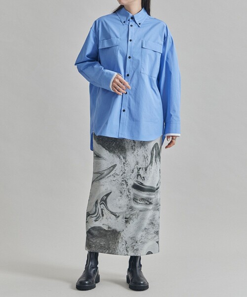 【セール】レイヤーカフスオーバーシャツ-ウォッシャブル-（シャツ/ブラウス）｜UNITED TOKYO（ユナイテッドトウキョウ）