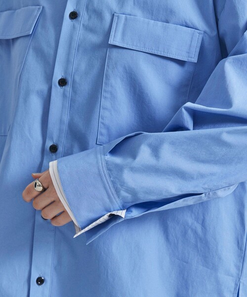 【セール】レイヤーカフスオーバーシャツ-ウォッシャブル-（シャツ/ブラウス）｜UNITED TOKYO（ユナイテッドトウキョウ）