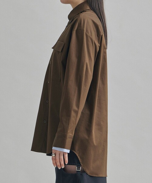 【セール】レイヤーカフスオーバーシャツ-ウォッシャブル-（シャツ/ブラウス）｜UNITED TOKYO（ユナイテッドトウキョウ）