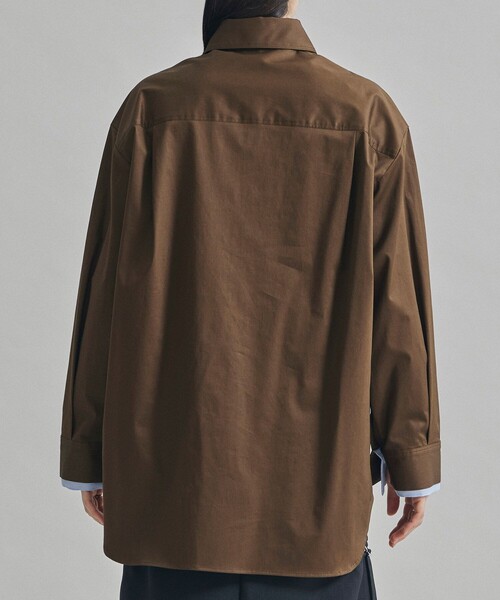 【セール】レイヤーカフスオーバーシャツ-ウォッシャブル-（シャツ/ブラウス）｜UNITED TOKYO（ユナイテッドトウキョウ）