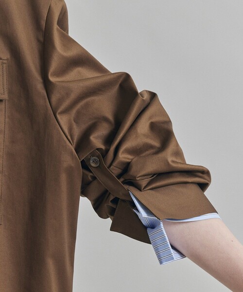 【セール】レイヤーカフスオーバーシャツ-ウォッシャブル-（シャツ/ブラウス）｜UNITED TOKYO（ユナイテッドトウキョウ）