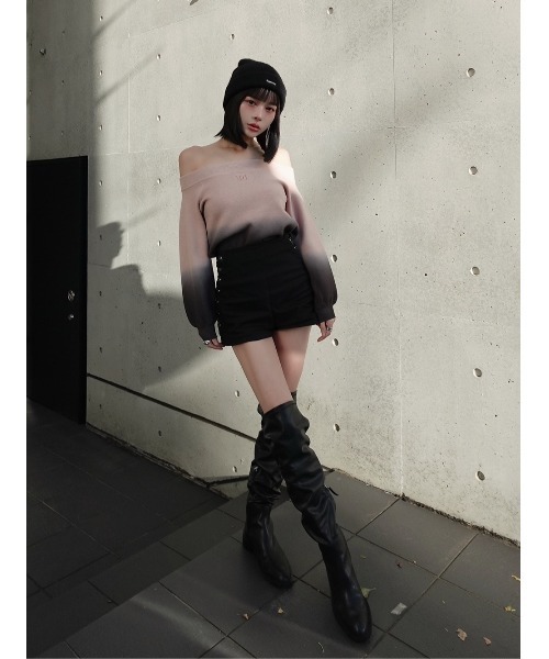 Darich グラデーションオフショルニットトップス グラデーションオフショルニットトップス – Darich (ダーリッチ)