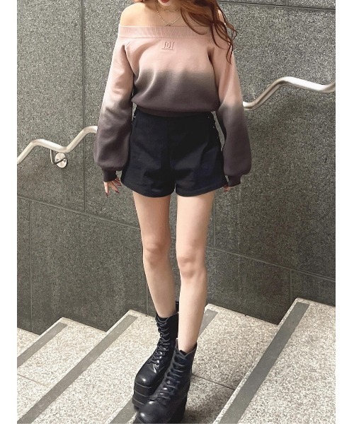 darich グラデーションオフショルダーセーター グラデーションオフショルニットトップス – Darich (ダーリッチ)