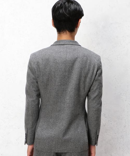 green label relaxing（グリーンレーベルリラクシング）の「□VICT/LAMBS H/B NT 3Bジャケット◆（テーラードジャケット・メンズ・グレー/ダークブラウン/ネイビー・MEDIUM/LARGE/SMALL/X-LARGE）」の4枚目の写真