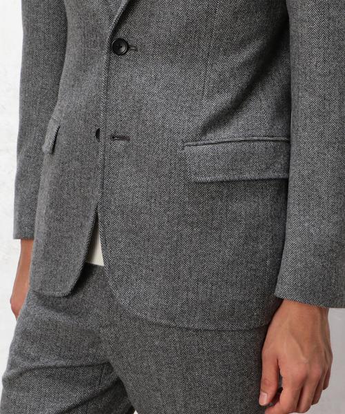 green label relaxing（グリーンレーベルリラクシング）の「□VICT/LAMBS H/B NT 3Bジャケット◆（テーラードジャケット・メンズ・グレー/ダークブラウン/ネイビー・MEDIUM/LARGE/SMALL/X-LARGE）」の13枚目の写真