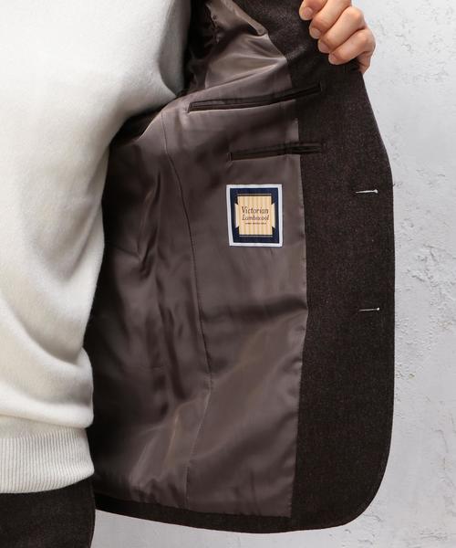 green label relaxing（グリーンレーベルリラクシング）の「□VICT/LAMBS H/B NT 3Bジャケット◆（テーラードジャケット・メンズ・グレー/ダークブラウン/ネイビー・MEDIUM/LARGE/SMALL/X-LARGE）」の17枚目の写真
