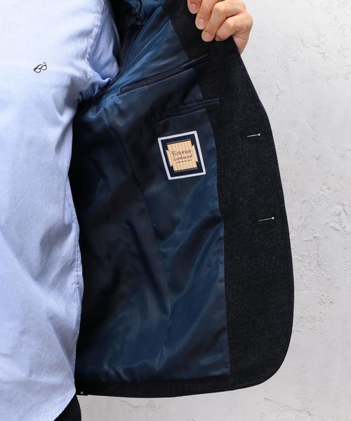 green label relaxing（グリーンレーベルリラクシング）の「□VICT/LAMBS H/B NT 3Bジャケット◆（テーラードジャケット・メンズ・グレー/ダークブラウン/ネイビー・MEDIUM/LARGE/SMALL/X-LARGE）」の11枚目の写真