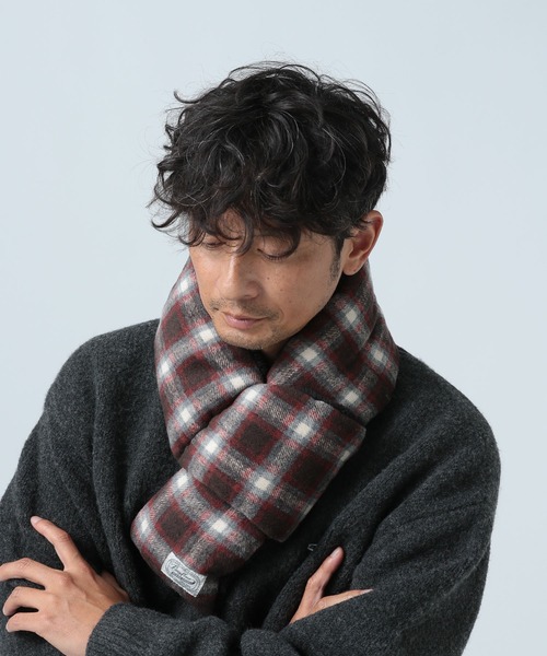 BAYFLOW（ベイフロー）の「中綿差し込みマフラー（マフラー・メンズ・その他2/ブラック/その他1/グレー・FREE）」の4枚目の写真