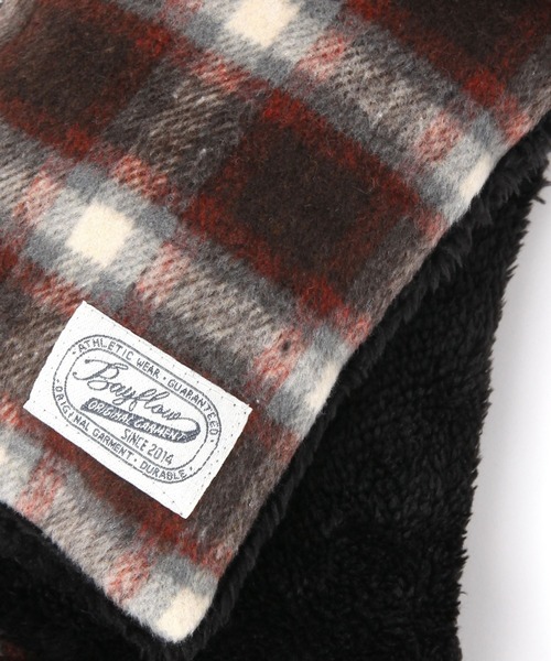 BAYFLOW（ベイフロー）の「中綿差し込みマフラー（マフラー・メンズ・その他2/ブラック/その他1/グレー・FREE）」の8枚目の写真