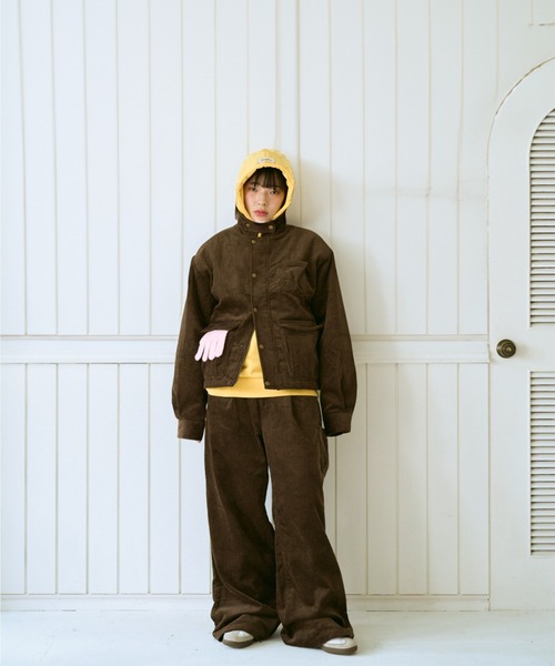 common gull products.（コモンガルプロダクツ）の「軽快なステップとコーデュロイパンツ（その他パンツ・レディース・アイボリー/ブラウン/ネイビー・MEDIUM/LARGE）」の16枚目の写真