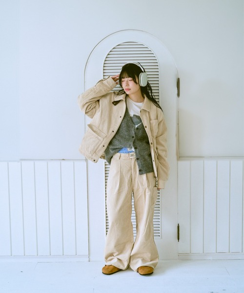 common gull products.（コモンガルプロダクツ）の「軽快なステップとコーデュロイパンツ（その他パンツ・レディース・アイボリー/ブラウン/ネイビー・MEDIUM/LARGE）」の22枚目の写真