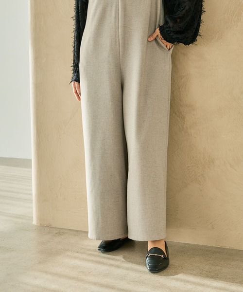 セール】【入卒式／セレモニー】ツイードキーネックサロペット 207952