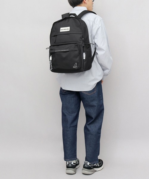 新品送料無料KANGOL(カンゴール) 2ポケットリュック クロ カンゴール KANGOL カンゴール KANGOL カンゴール リュック 通学