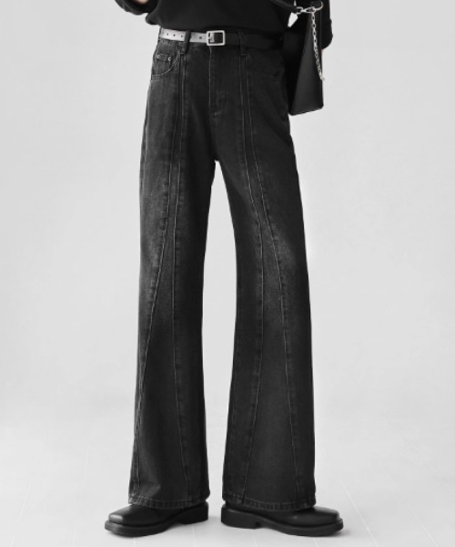 Otte(オッテ)の「デザインフレアデニム(デニムパンツ・メンズ・ブラック/ブルー・LARGE/SMALL/MEDIUM/X-LARGE)」の10枚目の写真