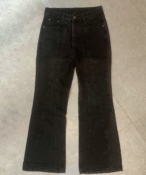 Otte(オッテ)の「デザインフレアデニム(デニムパンツ・メンズ・ブラック/ブルー・LARGE/SMALL/MEDIUM/X-LARGE)」の13枚目の写真
