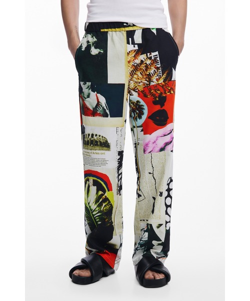 Desigual(デシグアル)の「BOCALACROIX ロングパンツ(スラックス・メンズ・ホワイト・XXL/M/XS/S/L/XL)」の2枚目の写真
