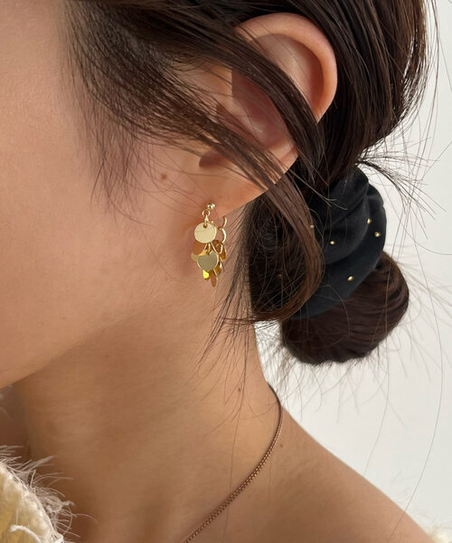 GOLDY(ゴールディ)の「〈GOLDY/ゴールディ〉マルマルピアス(ピアス(両耳用)・レディース・ゴールド/シルバー・FREE)」の8枚目の写真