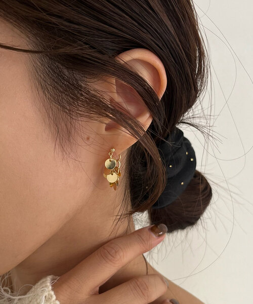 GOLDY(ゴールディ)の「〈GOLDY/ゴールディ〉マルマルピアス(ピアス(両耳用)・レディース・ゴールド/シルバー・FREE)」の9枚目の写真