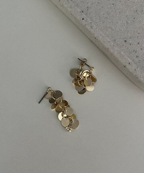 MARS マーズ　ゴールド　ロゴ　ピアス　両耳　ビジュー付き　激レア完売デザイン MAISON MARGIELA メゾンマルジェラ ピアス 片耳用 ロゴピアス