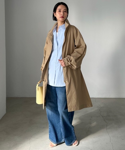 Doux archives(ドゥアルシーヴ)の「ストライプベーシックオーバーシャツ(シャツ/ブラウス・レディース・サックスブルー/ホワイト×ブルー・38)」の19枚目の写真