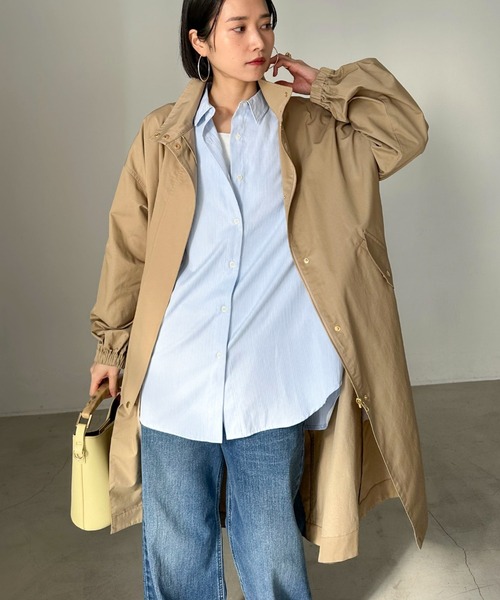 Doux archives(ドゥアルシーヴ)の「ストライプベーシックオーバーシャツ(シャツ/ブラウス・レディース・サックスブルー/ホワイト×ブルー・38)」の20枚目の写真